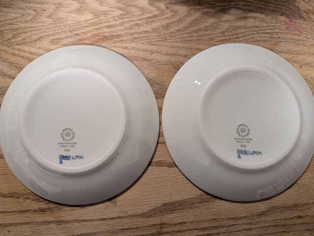 【新品未使用】ロイヤルコペンハーゲン ブロムスト プレート 15cm 2枚 箱付