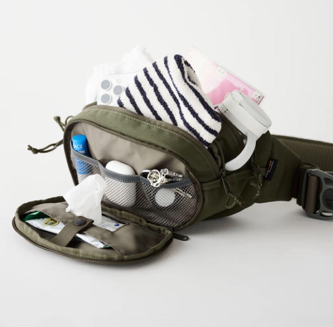 【Hugoo】ヒップシート （カーキ）