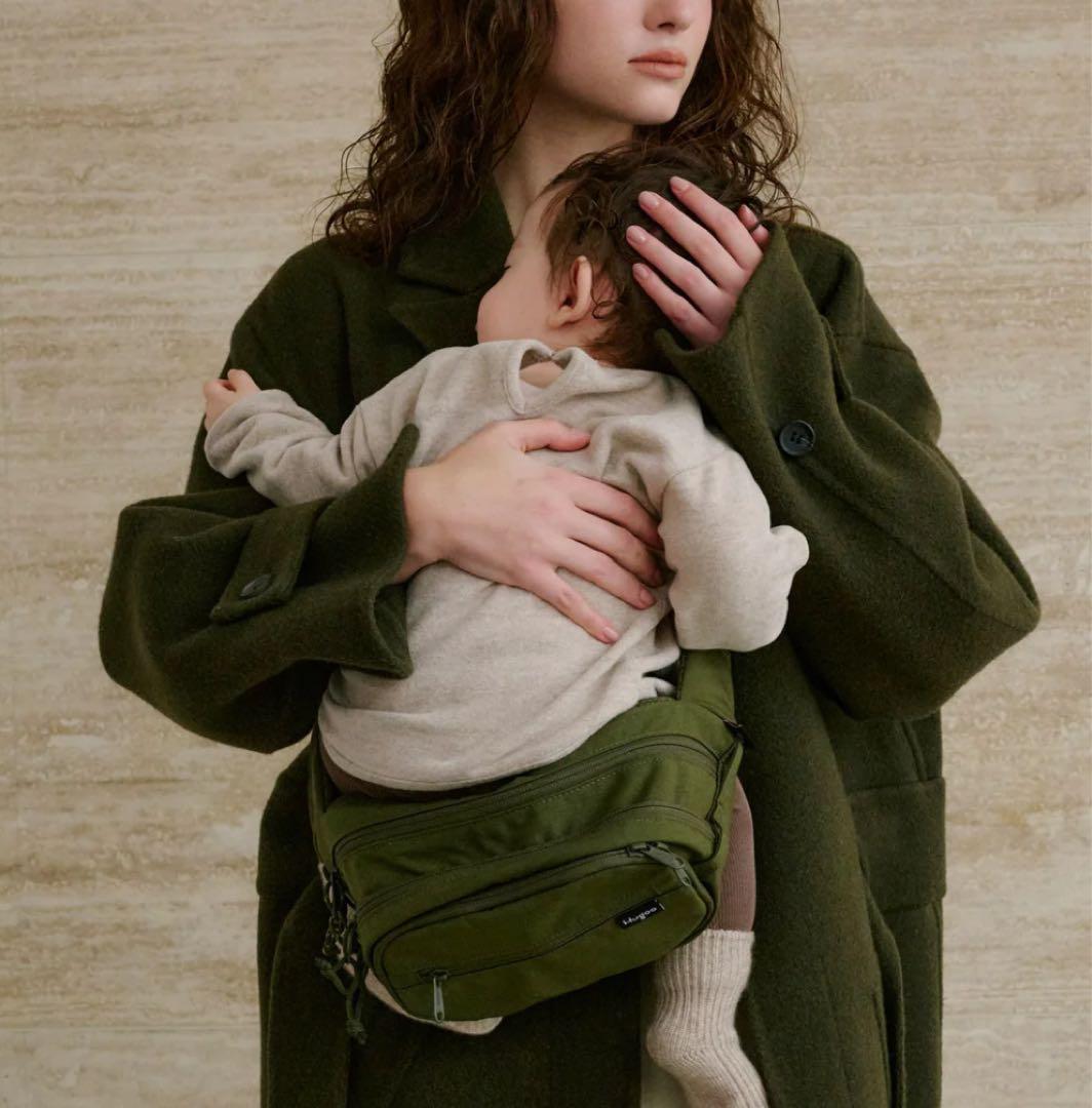 【Hugoo】ヒップシート （カーキ）