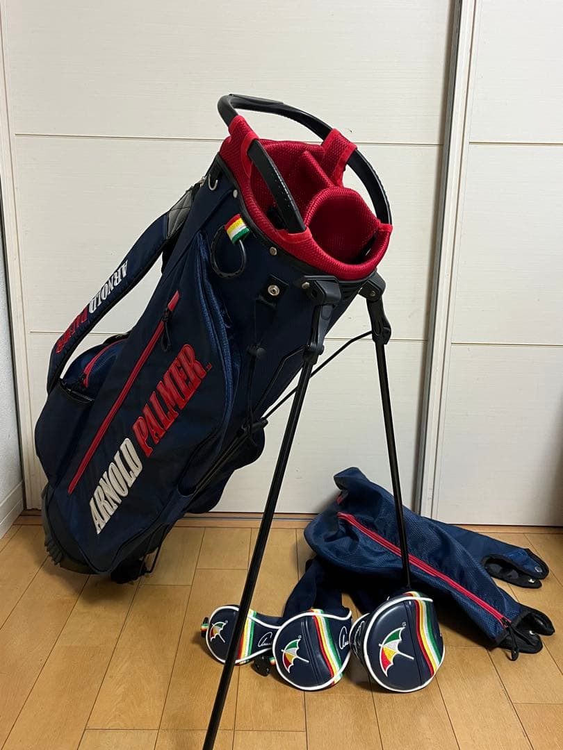 ARNOLD PALMER スタンド付きキャディバッグ