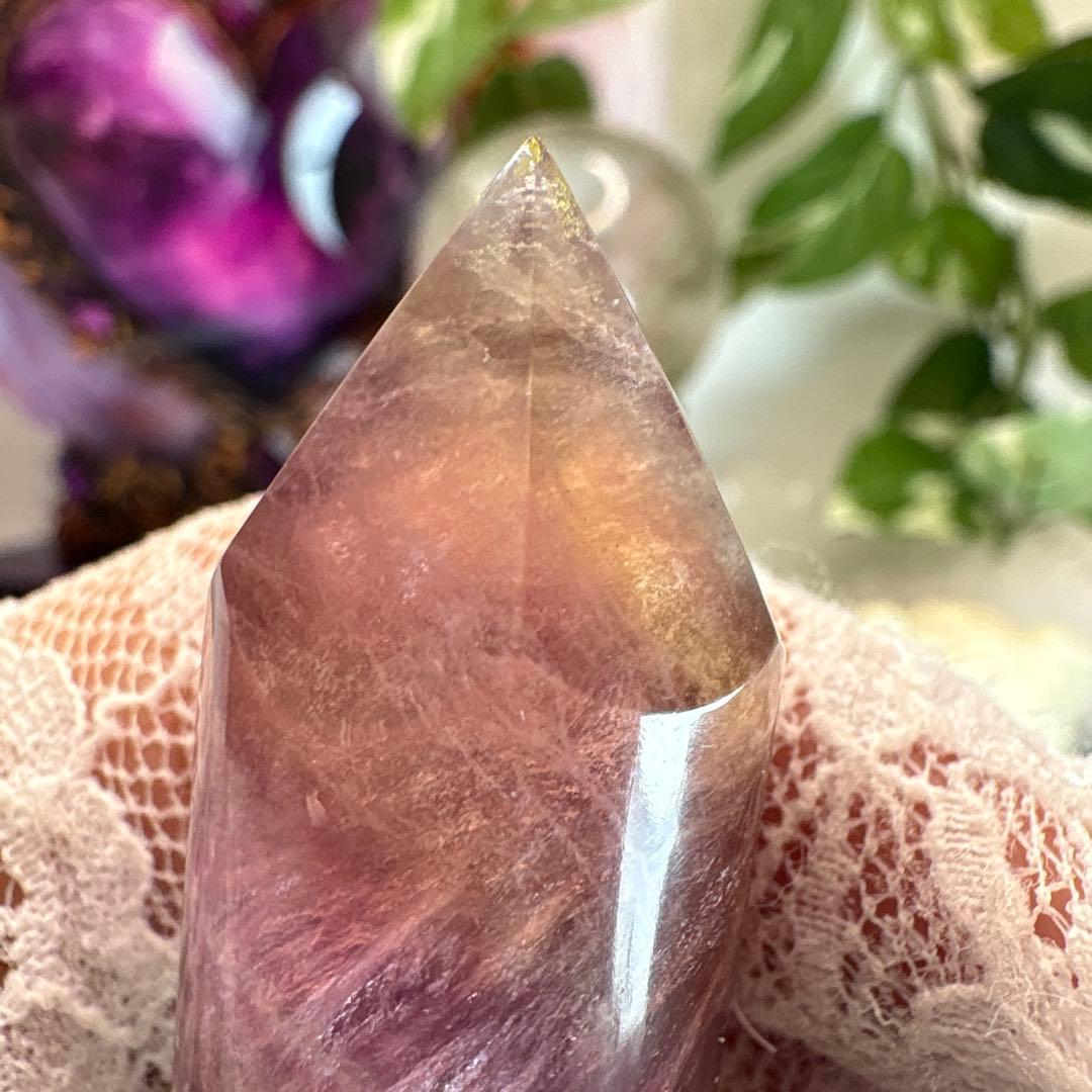 キャンディーフローライト円柱♡ポイント♡No.1158