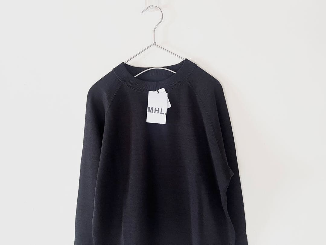 新品タグ付 2023 マーガレットハウエル コットンウールジャージー ブラック