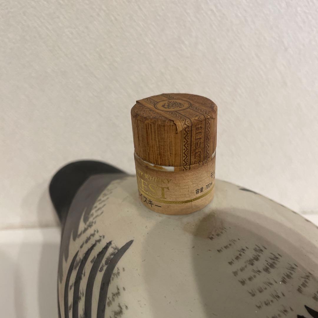 サントリーウイスキー　クレスト鴨陶器