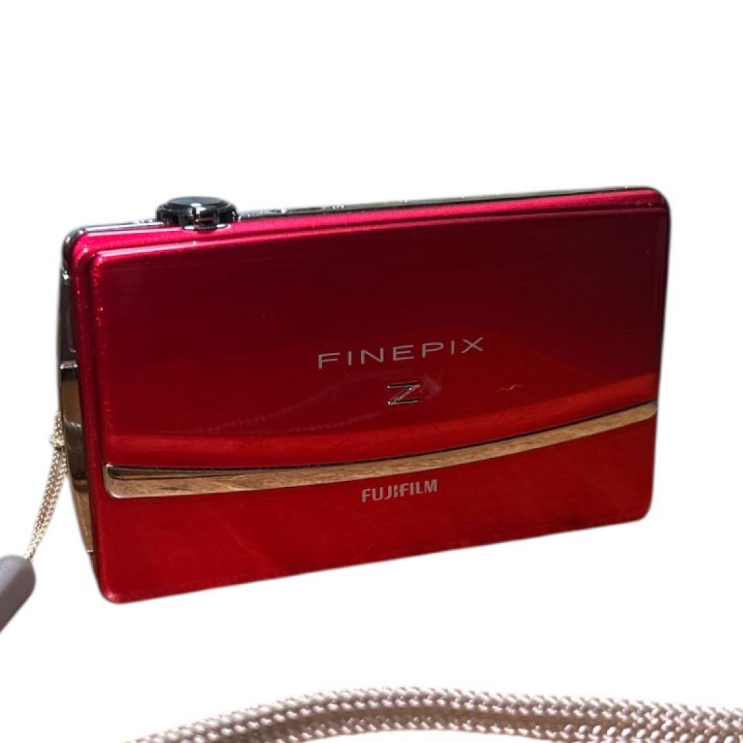 美品動作〇FUJIFILMFinePix Z90 富士フィルムレッド コンデジ