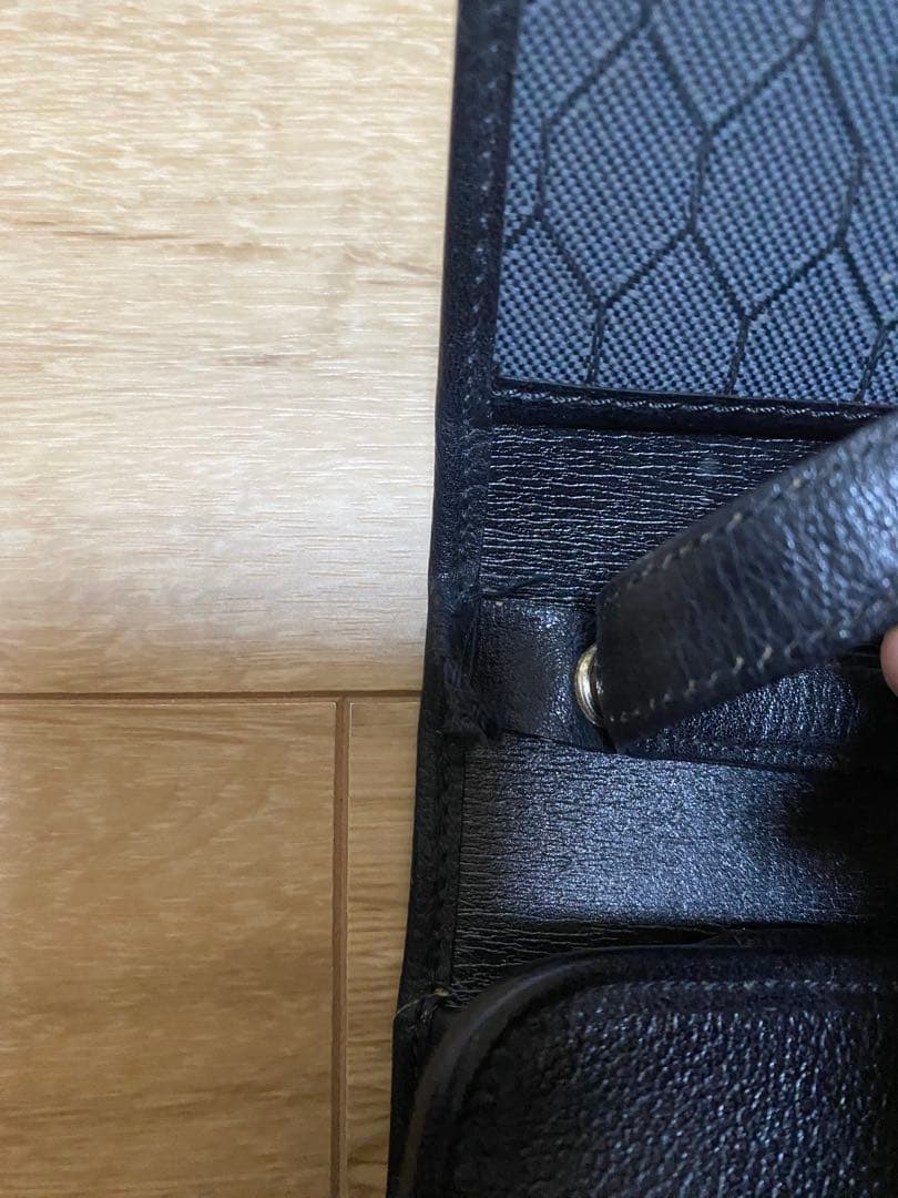 Dior 黒 レザー ショルダーバッグ