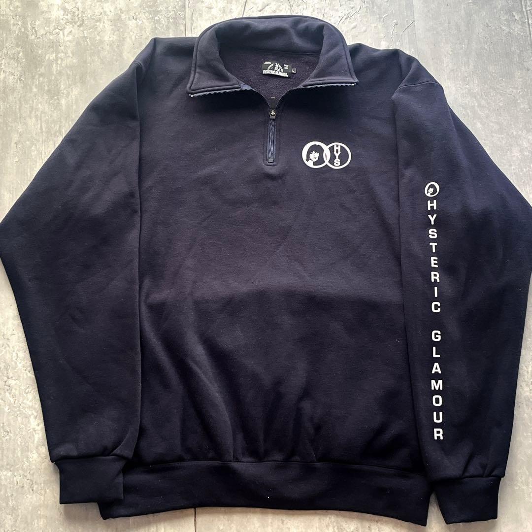 胸ロゴ　ヒステリックグラマー　サークルガール ハーフジップ スウェット　トラック