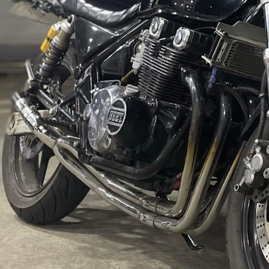 ゼファー400 マフラー　ナカノ　コブラツイスト菅　4-2-1