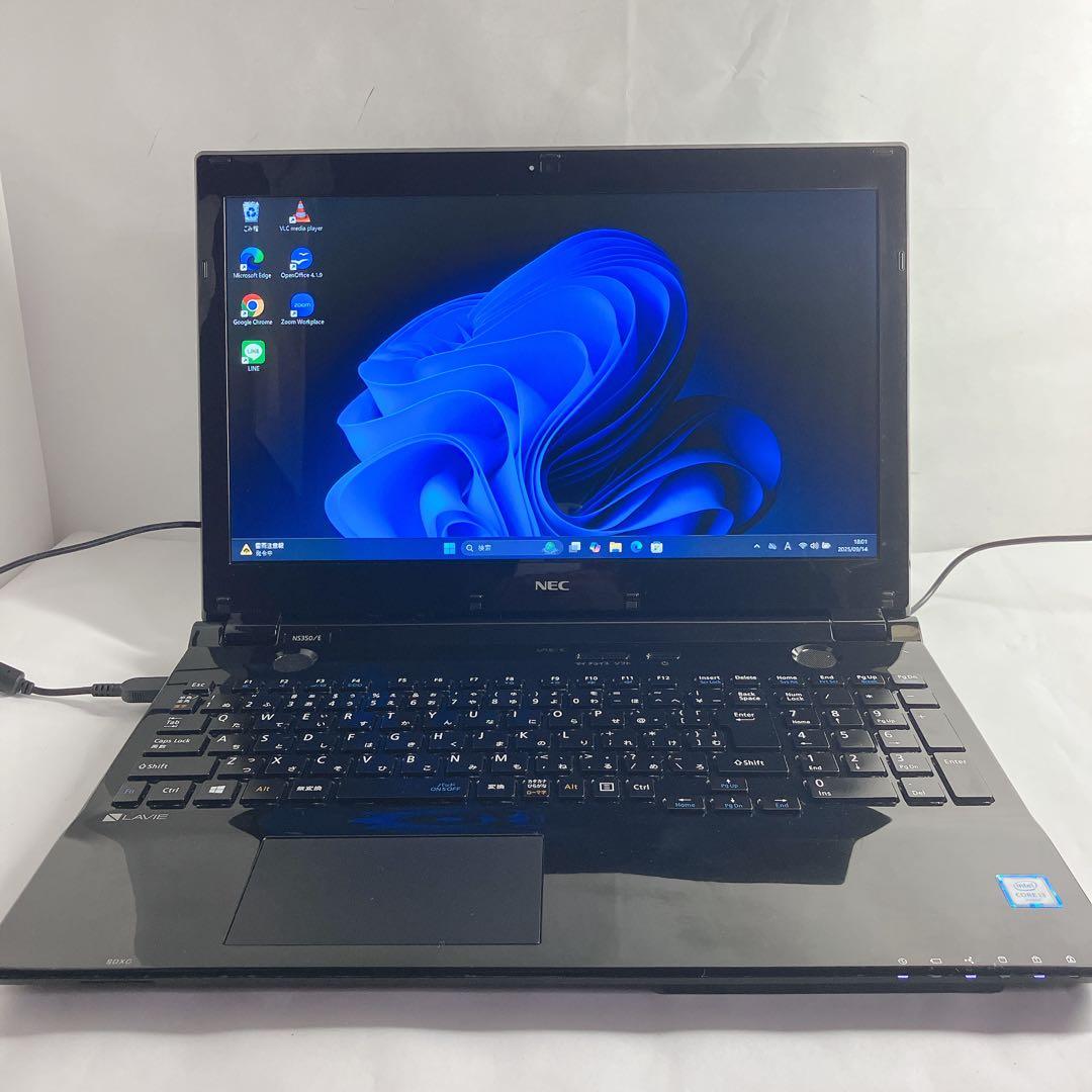 カメラ/DVD搭載　 初期設定済み ssd Lavie ノートPC win11