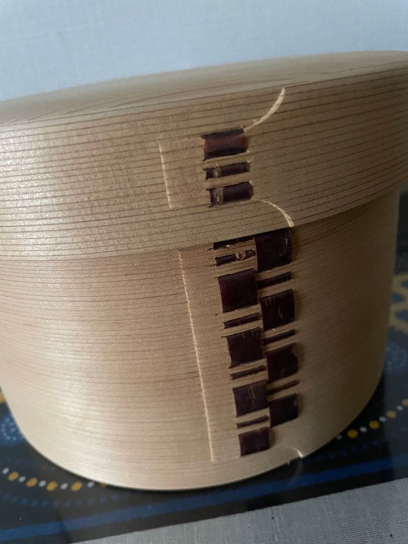 栗久　おひつ3合　白木　秋田大館曲げわっぱ