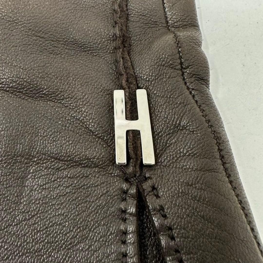 【美品】 HERMES エルメス ラムレザー 手袋 e14