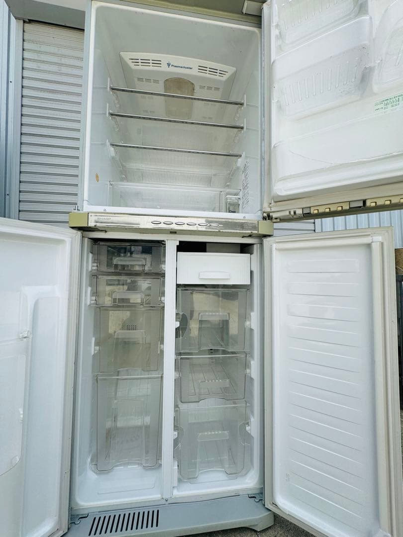 福岡発　SHARP シャープ 冷蔵庫 冷凍庫 動作品 大容量 401L 製氷