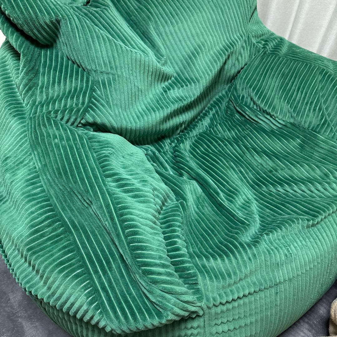 【Yさま専用】loosy HUGME 1人掛けビーズソファ グリーン