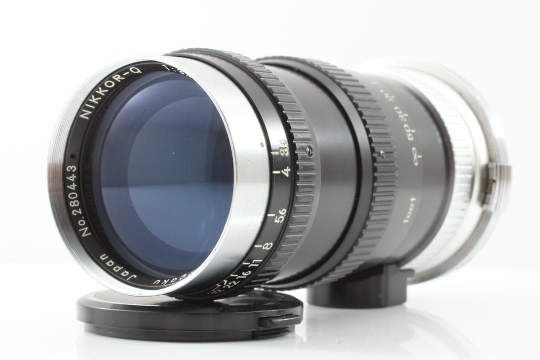 ニコン ニッコール Q 13.5cm 135mm F3.5 Sマウント ケース付
