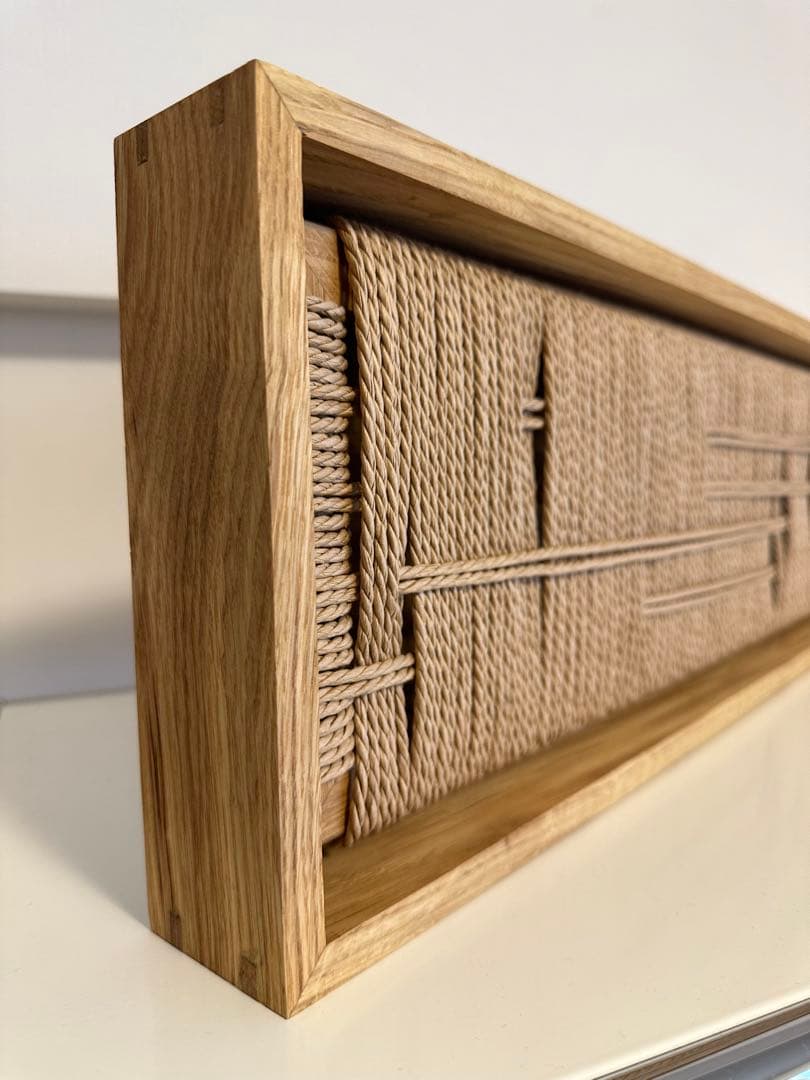 カールハンセン&サン ペーパーコードアート オーク材フレーム
