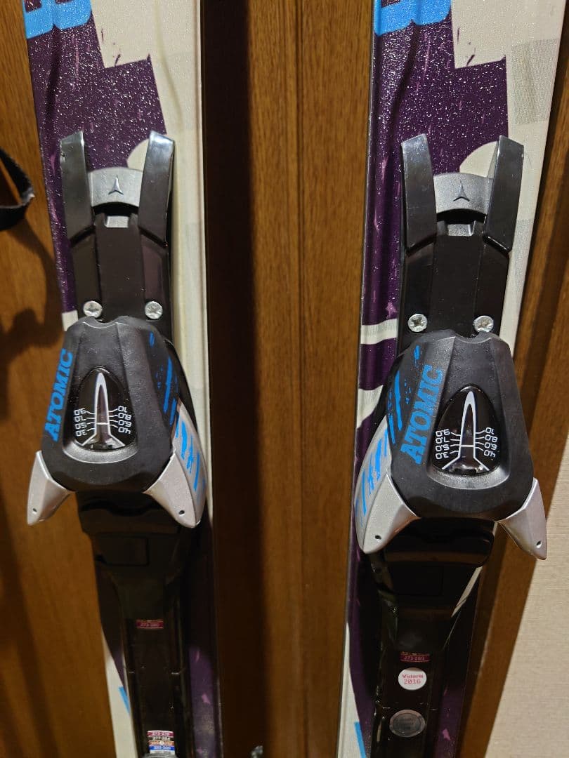お譲りしますスキーアトミック165ヘッドブーツ250/255ストック110センチ