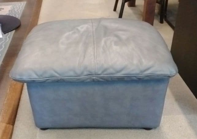 レザー 本革 オットマン・スツール 国産家具 昭和・平成レトロ