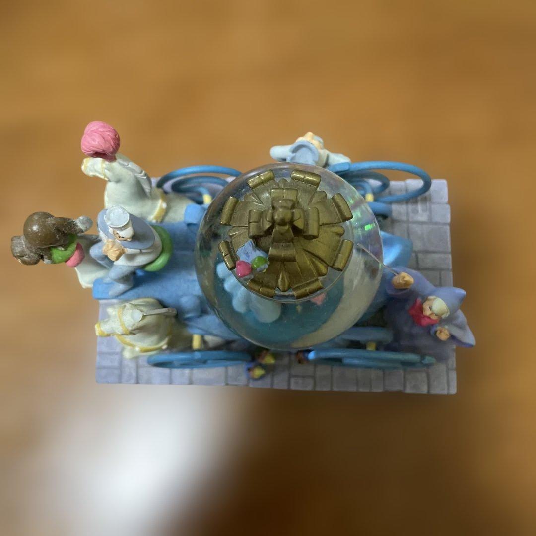 シンデレラ カボチャの馬車 置物