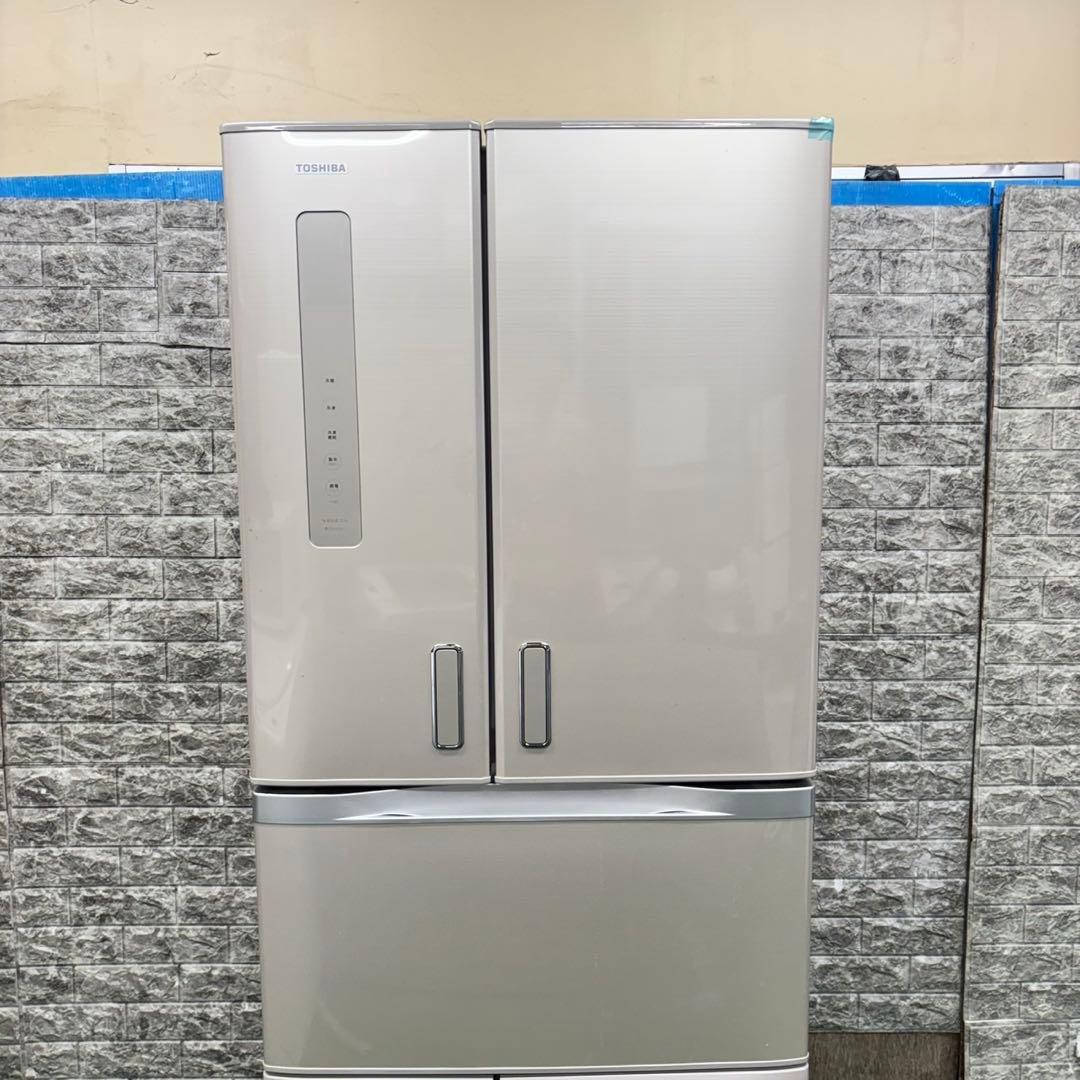 575 東芝　大型冷蔵庫　481L 小型　家庭用　フレンチドア　自動製氷付き