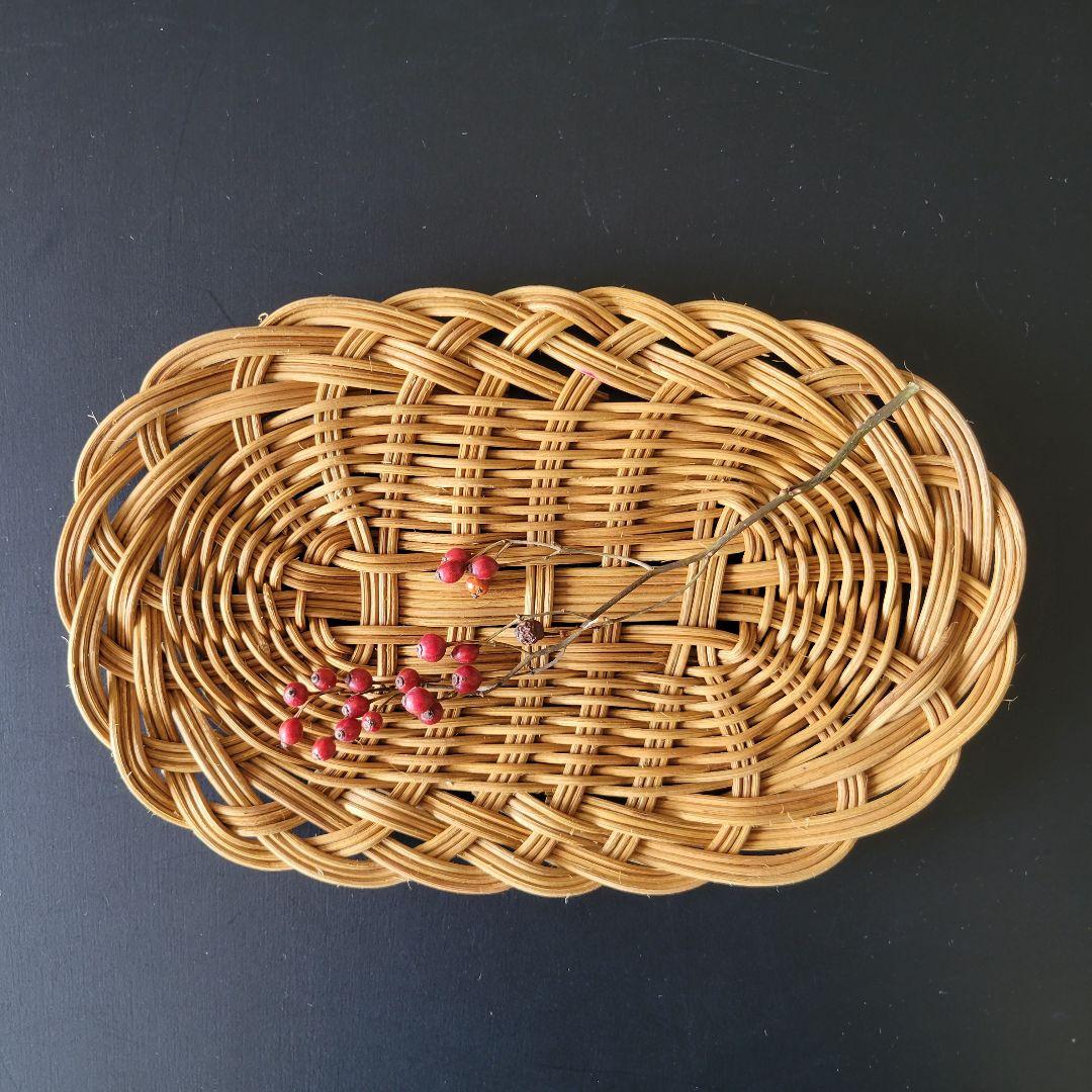 ラタンプレート(2枚)