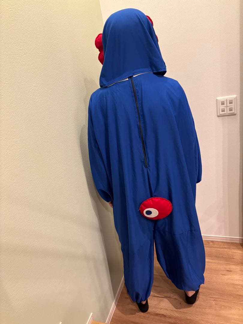 ミャクミャク 全身コスプレセット お面付き メンズL〜LL 新年会・パーティー