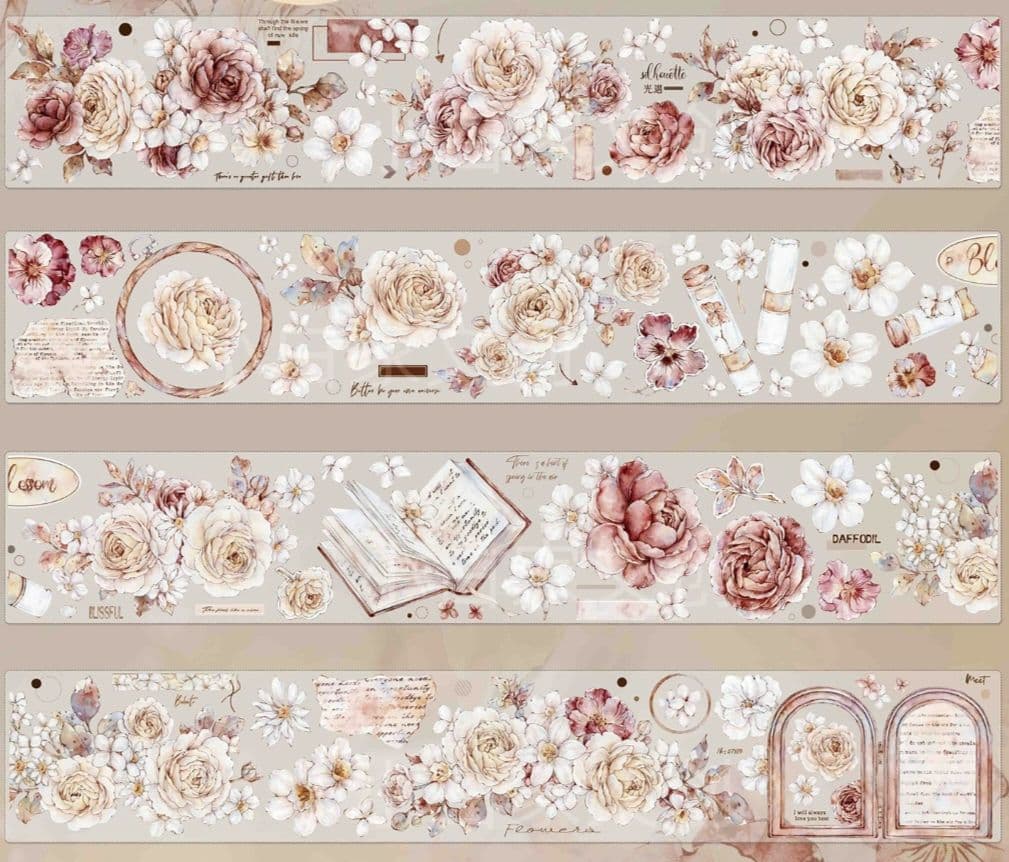 【お得なマステセット】6巻　海外マステ　まとめ売り　装飾マステ