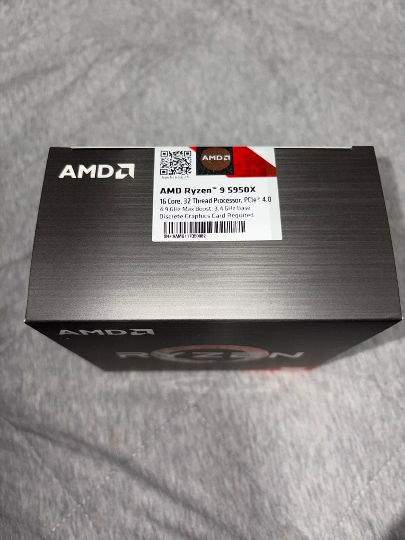 AMD Ryzen 9 5950X 16コア CPU