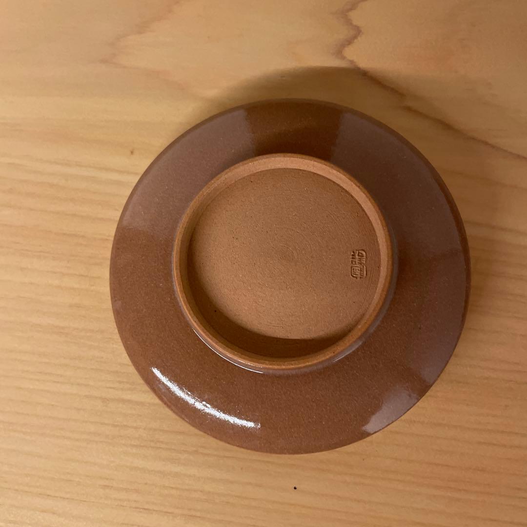 二代目　澤村陶哉　吹金彩皿　7客