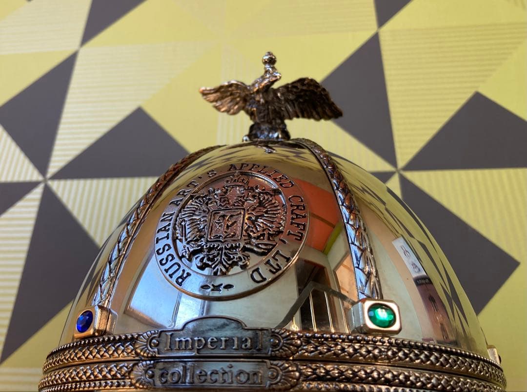 ラドガ インペリアルコレクション 銀 ベネチアングラス デキャンタ 空瓶 空箱