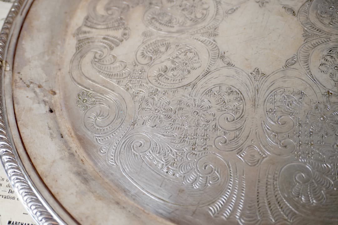 アメリカ ヴィンテージ シルバープレート トレー