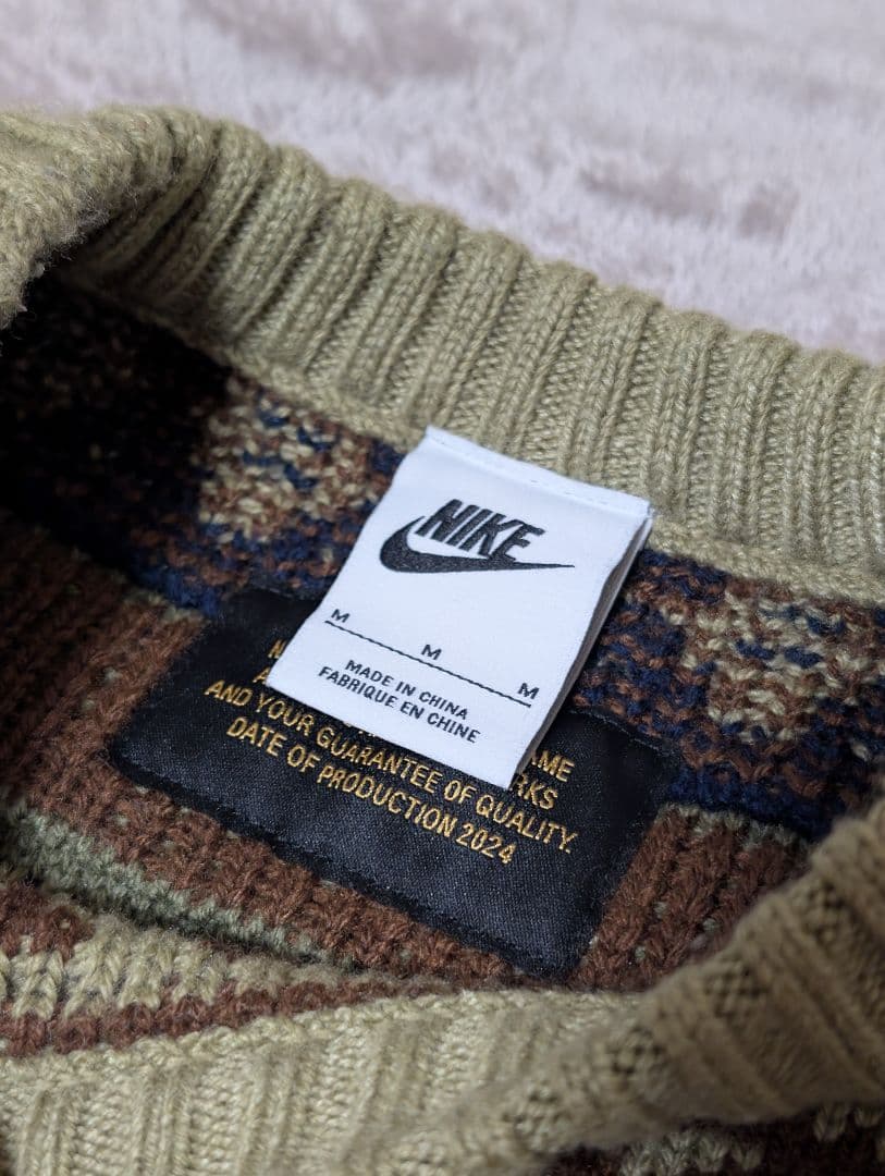 c*き様 NIKE AS M NL FAIR ISLE CREW SWEATER