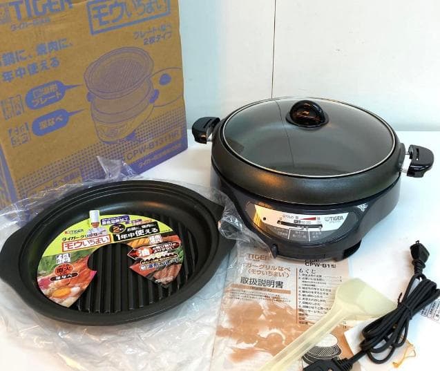 ✨️新品未開封最終値下げ✨️タイガーグリル鍋ホットプレートCPW-B131HR