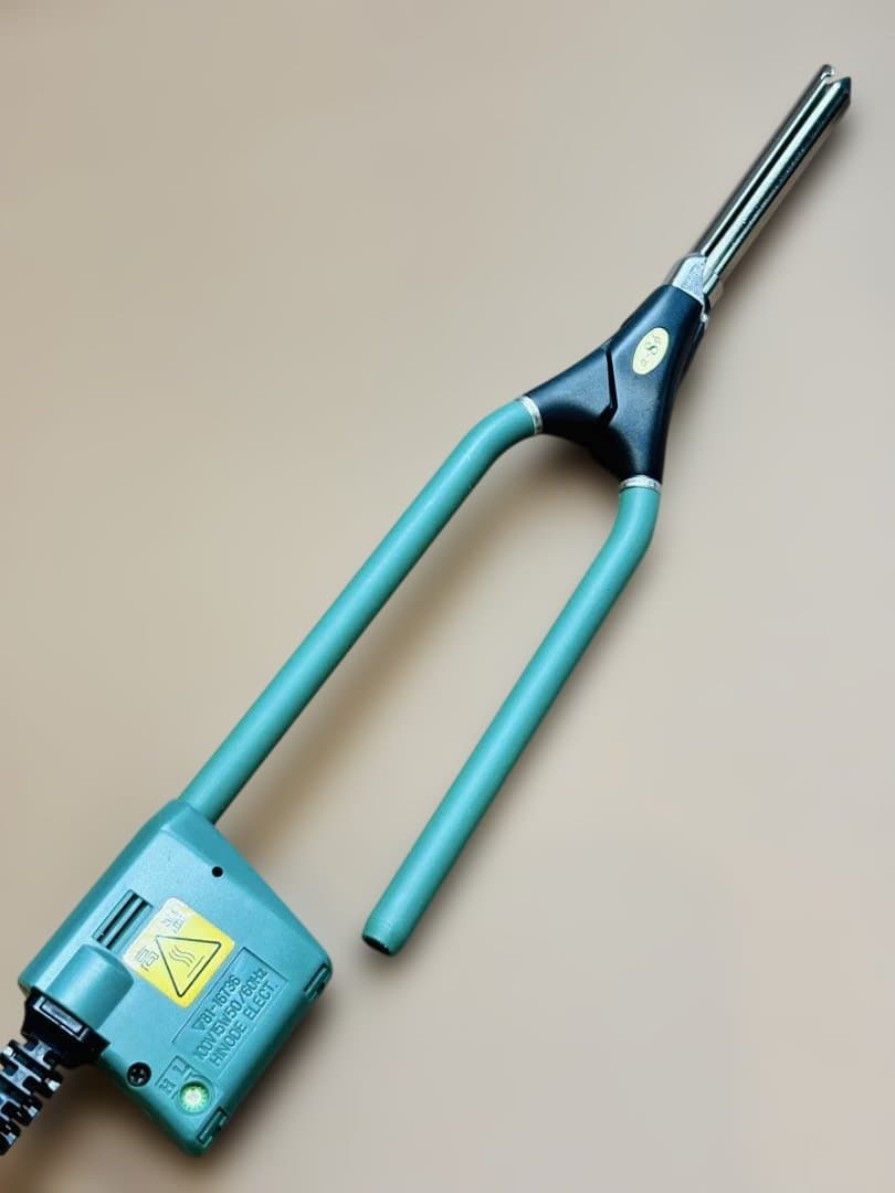 未使用品　LENZ α-8φレンツアイロン　丸8ミリアイロン　理容アイロン