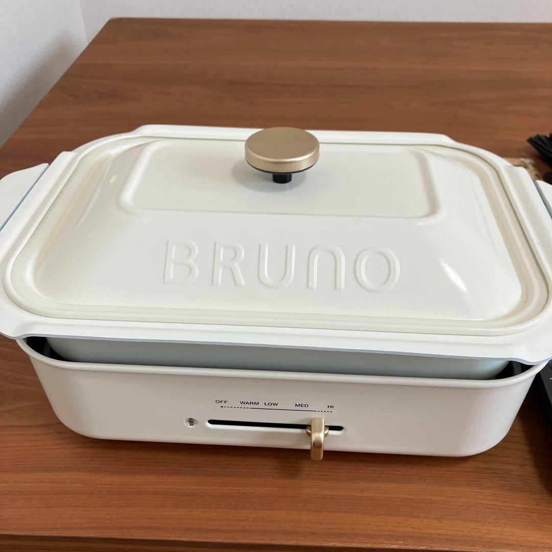 【BRUNO ホットプレート】 たこ焼きプレート付き