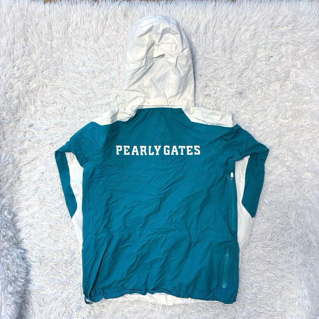 パーリーゲイツ レインウェア セットアップ ブルゾン ホワイト 防水