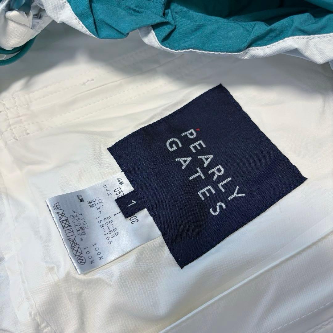 パーリーゲイツ レインウェア セットアップ ブルゾン ホワイト 防水