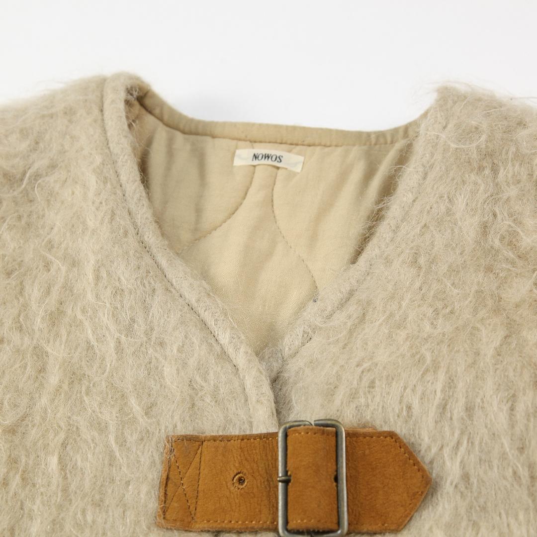 美品 nowos ノーウォス 19AW Shaggy Coat シャギーコート