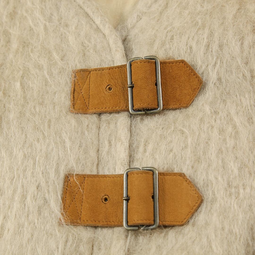 美品 nowos ノーウォス 19AW Shaggy Coat シャギーコート