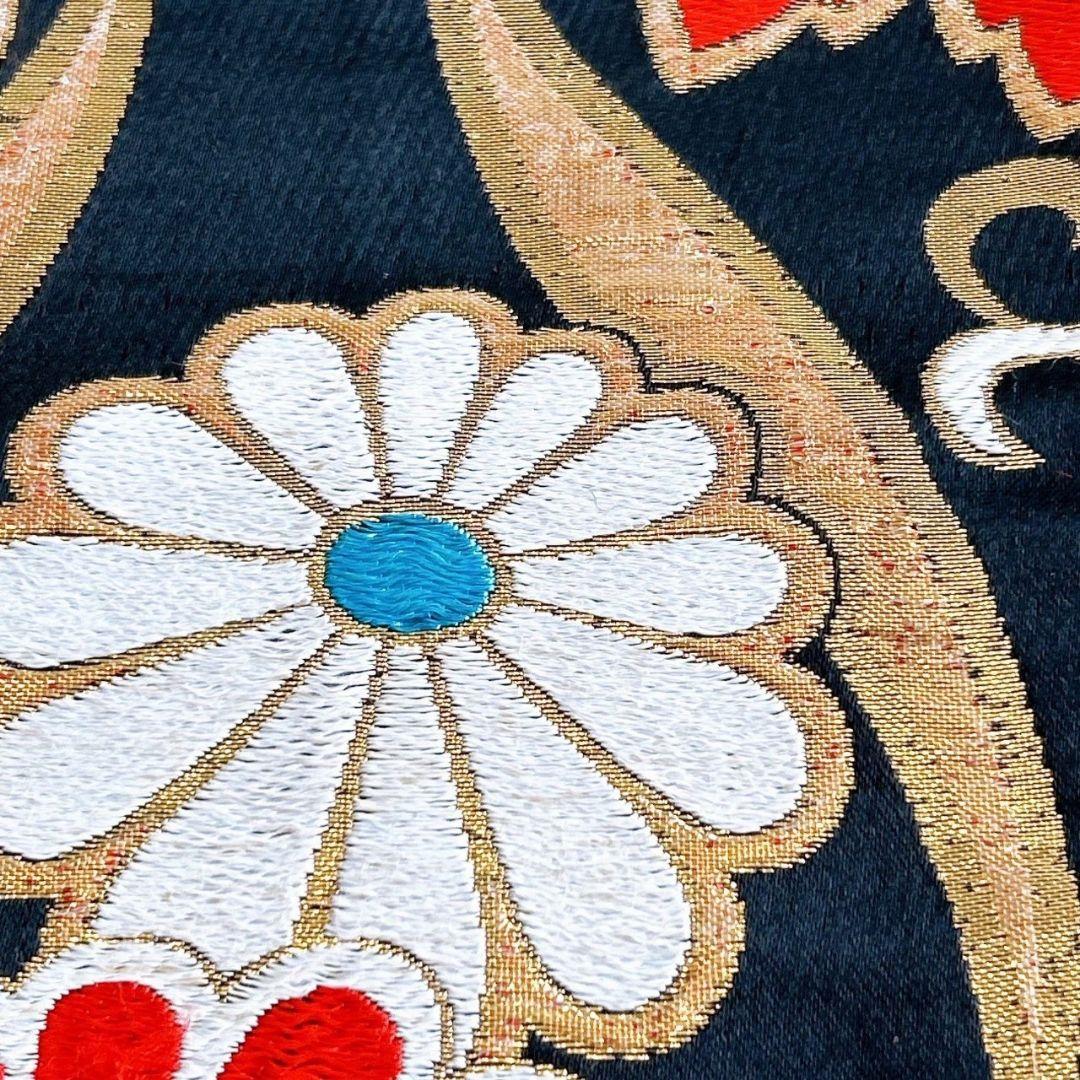 七五三　７歳フルセット　アンティーク　長着＆帯＆長襦袢＆草履＆小物セット　赤地