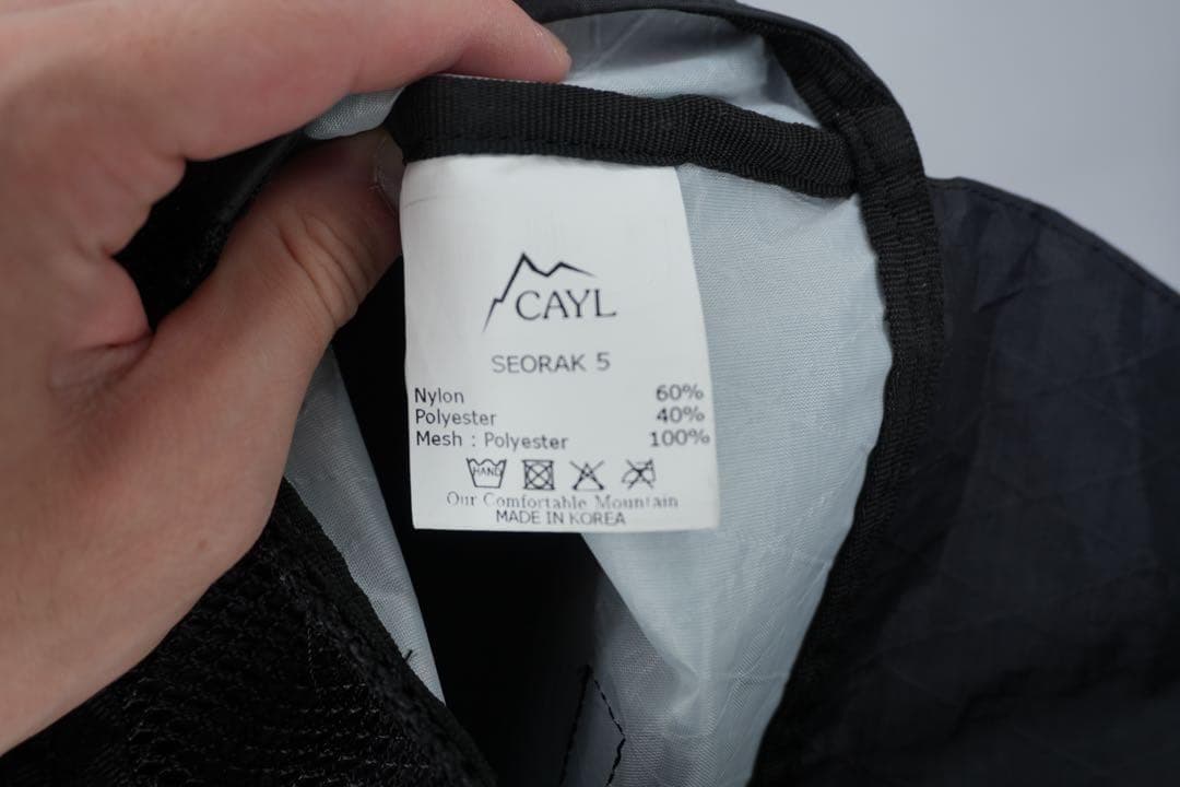 CAYL Seorak 5 X-pac メッシュ