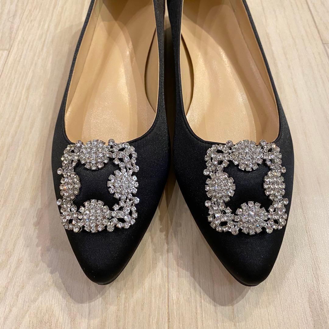 【Raspberry Pie様】マノロブラニク　ハンギシ風　フラットシューズ