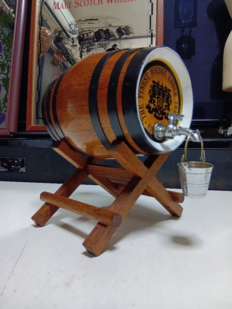 売約済　1970's　非売品　サントリー　山﨑蒸留所　初号樽型　店頭備品