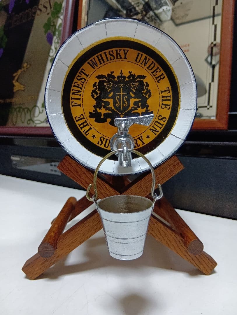 売約済　1970's　非売品　サントリー　山﨑蒸留所　初号樽型　店頭備品