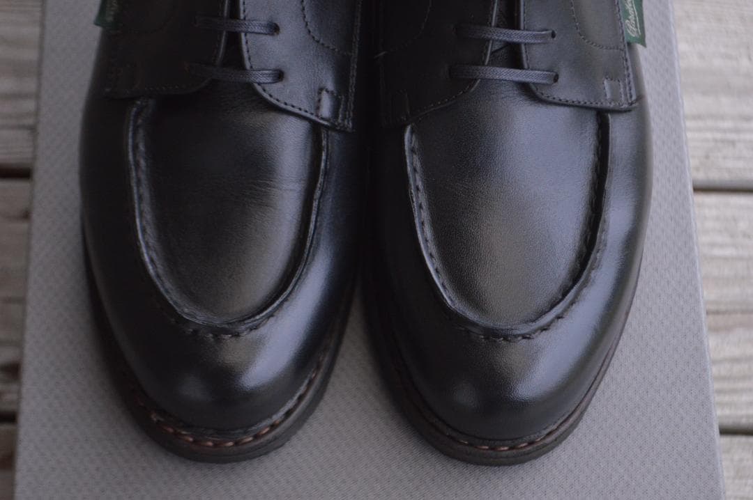 美品　PARABOOT　シャンボード　UK5.5　ブラック　Uチップ　パラブーツ