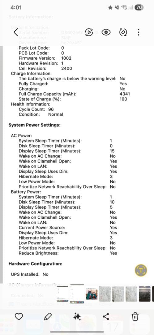 MacBook Pro 13 2020 8/256 スペースグレイ 英語-US
