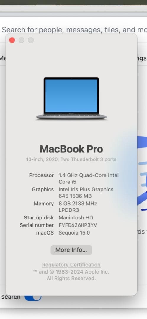 MacBook Pro 13 2020 8/256 スペースグレイ 英語-US