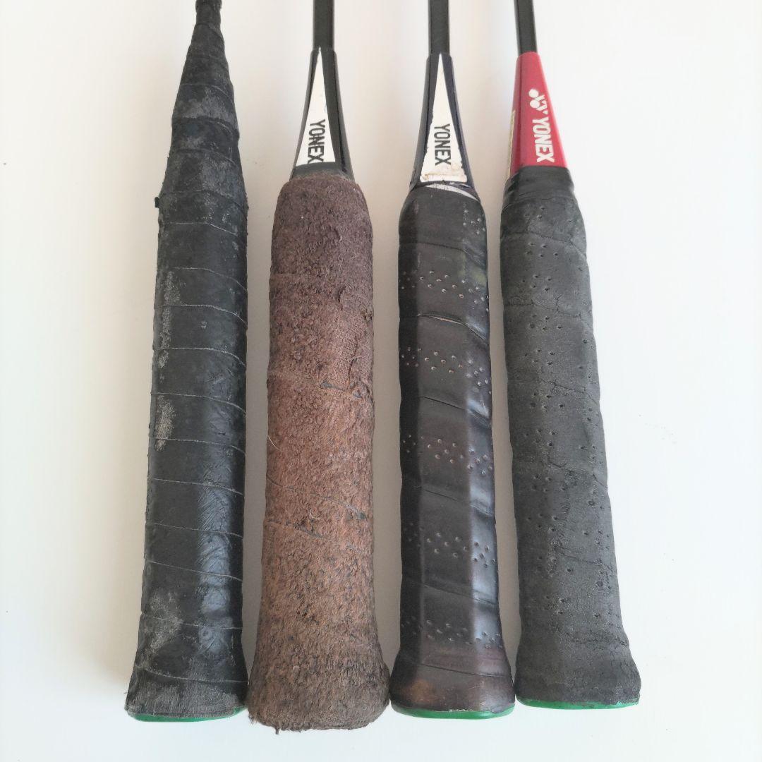 YONEX バドミントンラケット 4本まとめ NANORAY800 他
