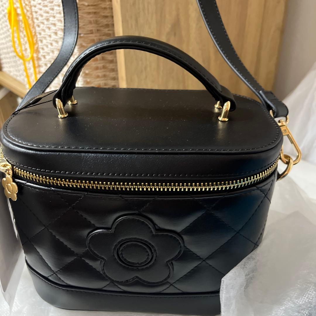 マリークワント　キルトバニティ　2WAYショルダーバッグ