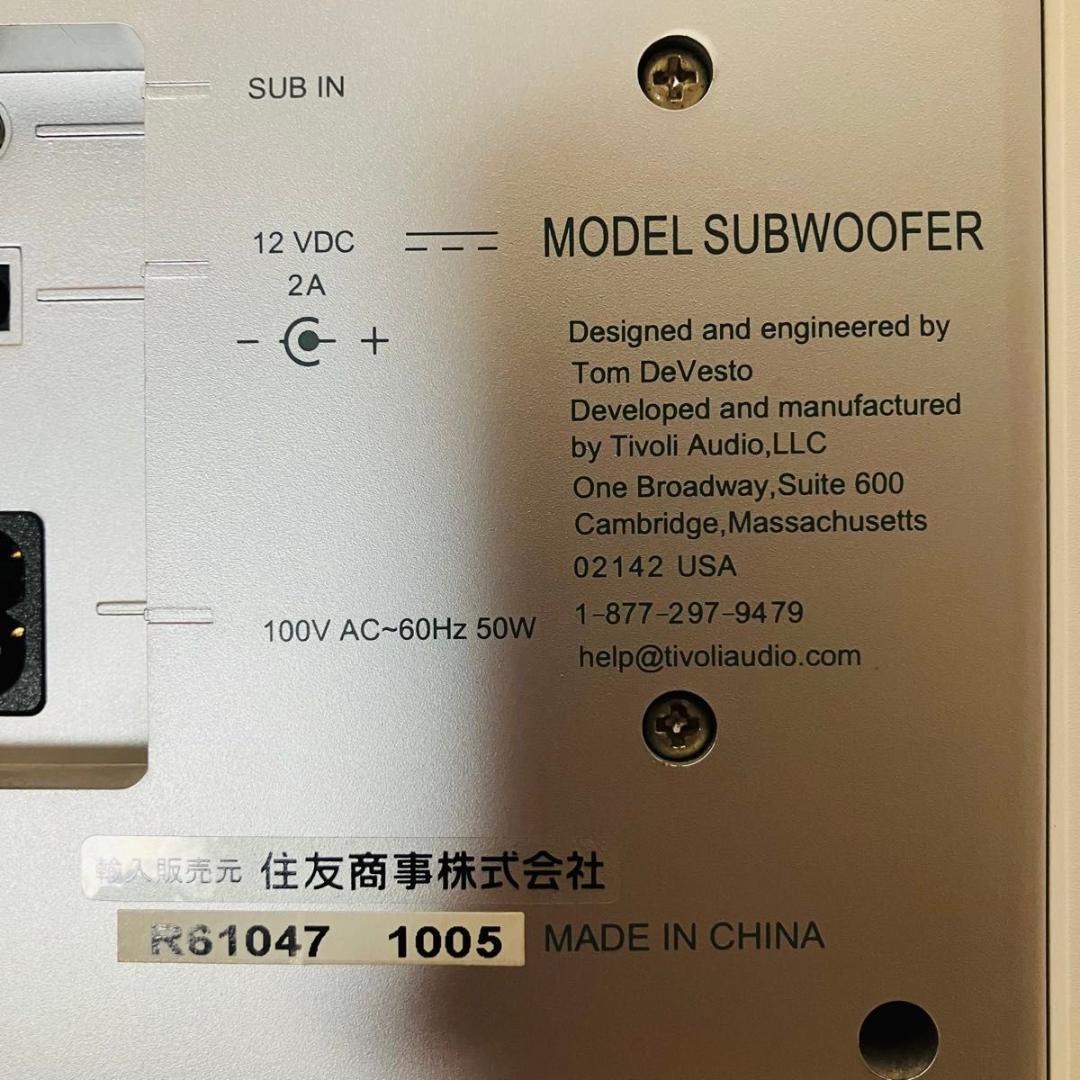 【希少】チボリオーディオ HENRY KLOSS MODEL THREE ラジオ