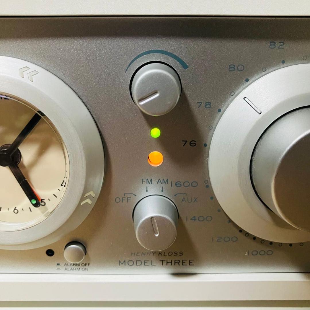 【希少】チボリオーディオ HENRY KLOSS MODEL THREE ラジオ