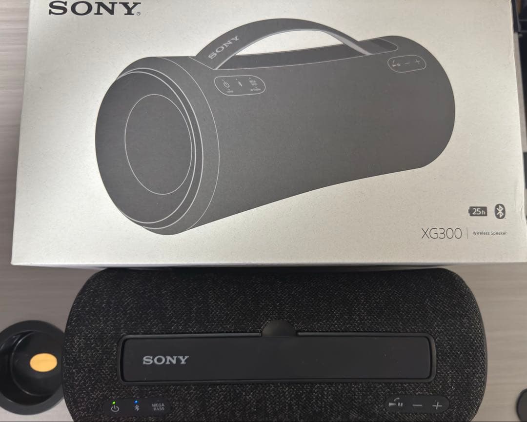 SONYワイヤレススピーカーSRS-XG300 防水 IP67 バッテリ25時間
